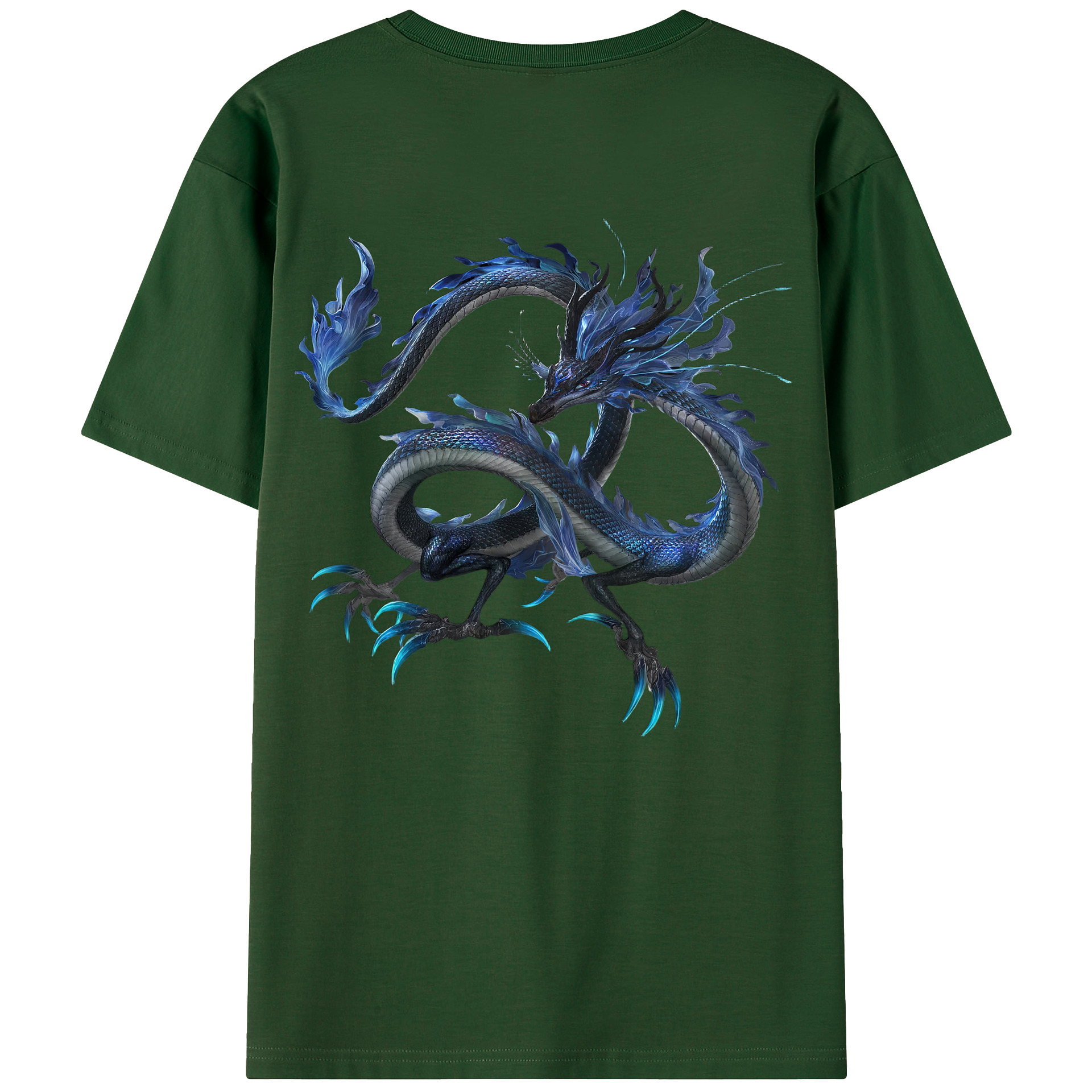 （画像用） Ne Zha 2 ナタ 魔童の大暴れ 綿100％半袖Tシャツ（背面プリント）